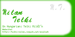 milan telki business card